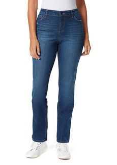 Bandolino Women's Size Mandie Signature Fit High Rise Straight Jean