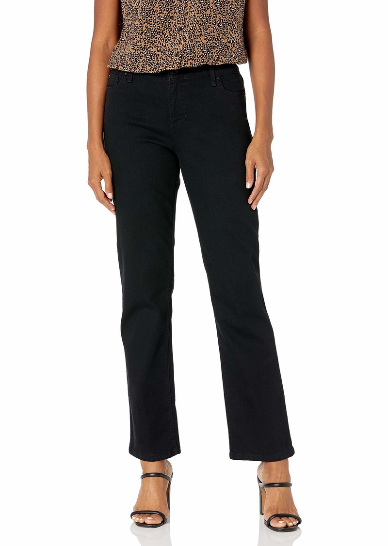 Bandolino Women's Size Mandie Signature Fit 5 Pocket High Rise Straight Jean