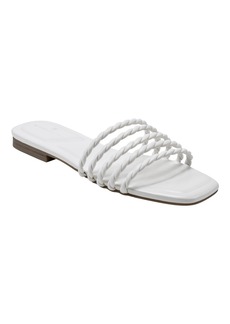 Bandolino Women's Soyou Twisted Strap Slide Flat Sandals - Cream