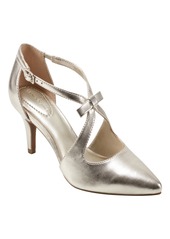 Bandolino Women's Zeffer Bow Detail Dress Pumps - Gold Snake