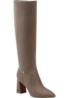 Bandolino Kyla2 Womens Faux Suede Pointed Toe Knee-High Boots