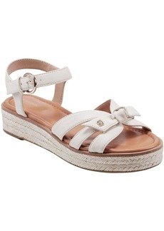 Bandolino Petty 3 Womens Faux Leather Ankle Strap Flatform Sandals