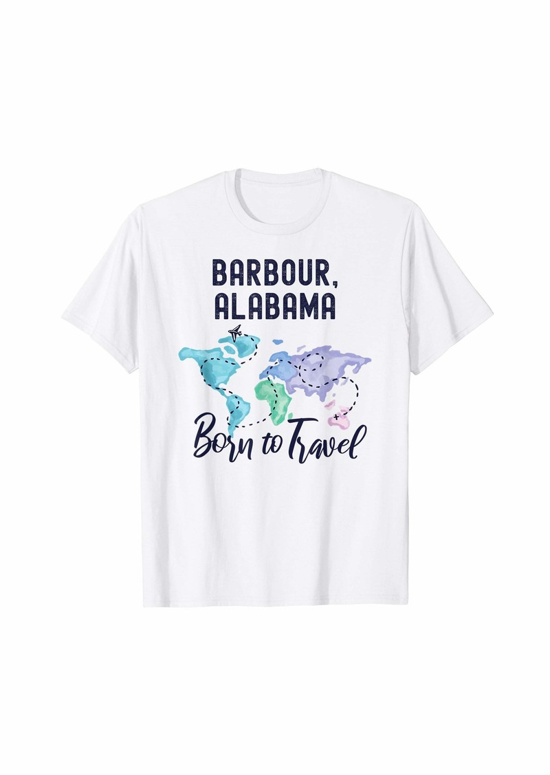 Barbour Alabama Born to Travel World Explorer T-Shirt