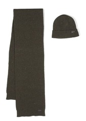BARBOUR Beanie &amp; scarf gift set