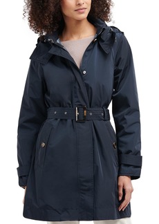 Barbour Beatrice Waterproof Belted Jacket in Dk Navy/Blue Birch Tartan at Nordstrom