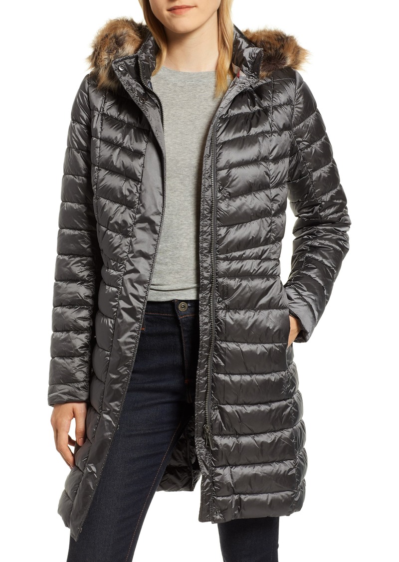 barbour berneray quilted jacket mink