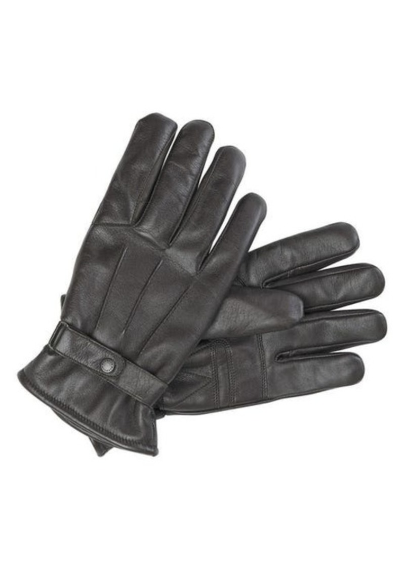 Barbour Burnished Leather Gloves