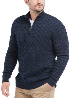 Barbour Cable Knit Half Zip Sweater