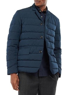Barbour Canning Quilted Jacket in Navy/Olive Night at Nordstrom