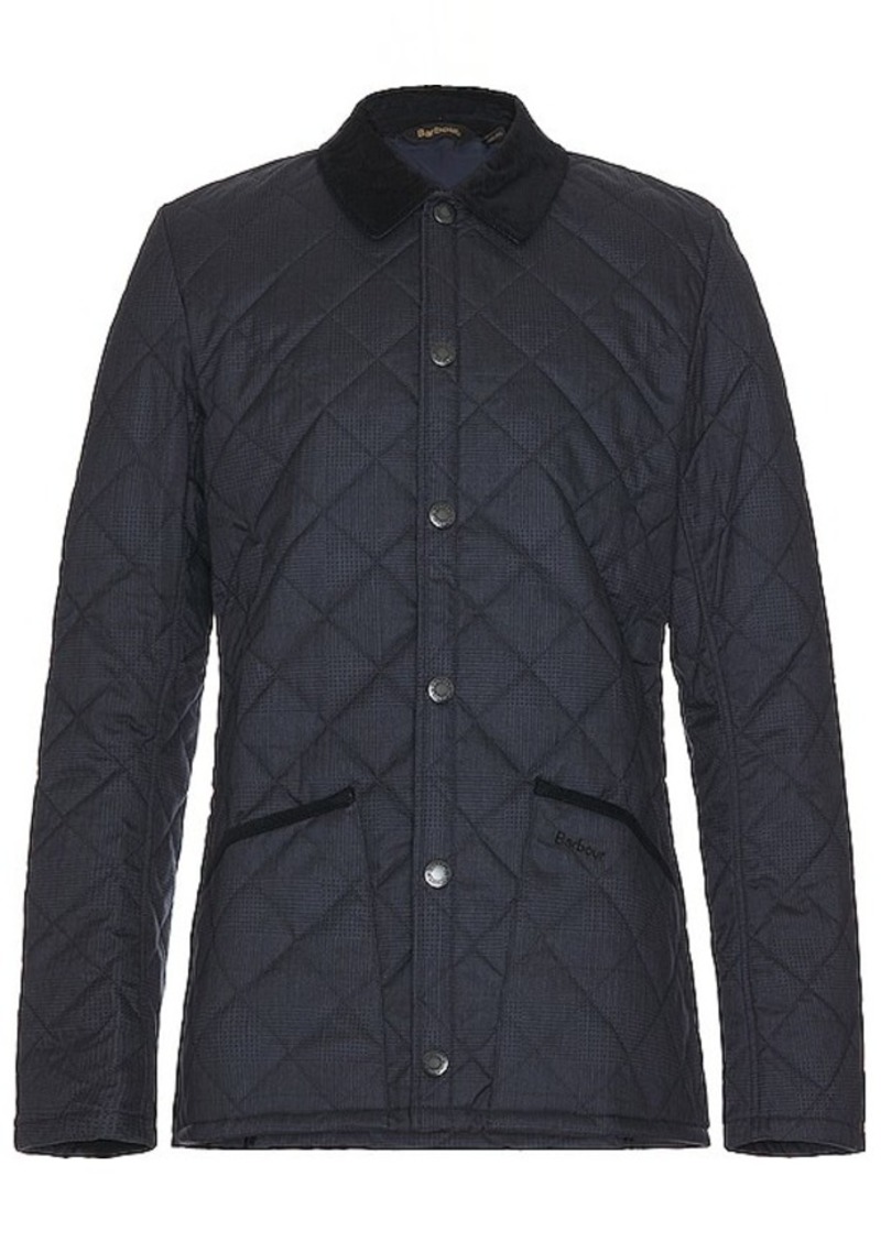 Barbour Checked Heritage Liddesdale Quilt Jacket