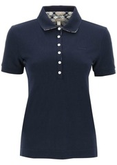 Barbour classic polo with embroidered logo detail