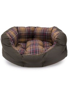 BARBOUR Dog bed with tartan pattern