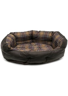 BARBOUR Dog bed with tartan pattern