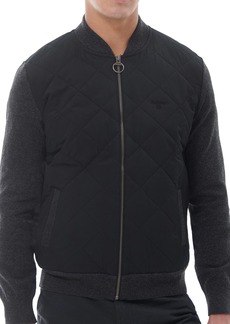 Barbour Essential Box Quilted Wool Blend Jacket in Charcoal Marl at Nordstrom Rack