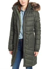 barbour foreland faux fur trim quilted jacket