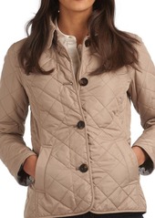 Barbour Forth Quilted Jacket in Trench/Oatmeal Tartan at Nordstrom