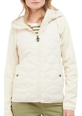 Barbour Kendra Hybrid Quilted Hooded Jacket