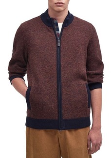 Barbour Longhirst Wool Blend Zip Sweater Jacket