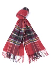 Barbour Lonnen Check Wool Blanket Scarf
