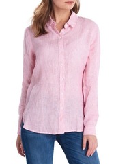 Barbour Marine Stripe Shirt in Pink/White at Nordstrom
