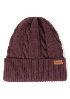 Barbour Meadow Cable Knit Beanie