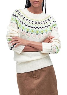 Barbour Melville Fair Isle Wool Blend Sweater