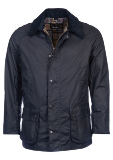 Barbour Men's Ashby Wax Jacket, Large, Navy Blue