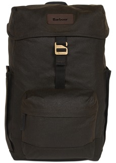Barbour Men's Essential Waxed Backpack - Olive