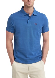 Barbour Men's Lightweight Sports Polo Shirt, Large, Blue