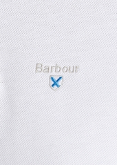 Barbour Men's Lynton Contrast-Trim Polo - White