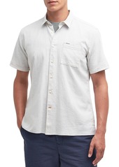 Barbour Men's Nelson Short Sleeve Summer Shirt, Medium, Pink | Father's Day Gift Idea