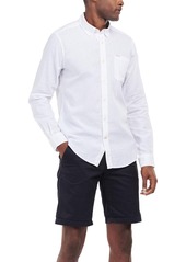 Barbour Men's Nelson Tailored-Fit Solid Button-Down Shirt - White