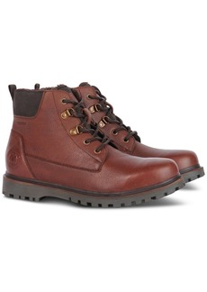 Barbour Men's Storr Waterproof Lace-Up Leather Derby Boots - Conker