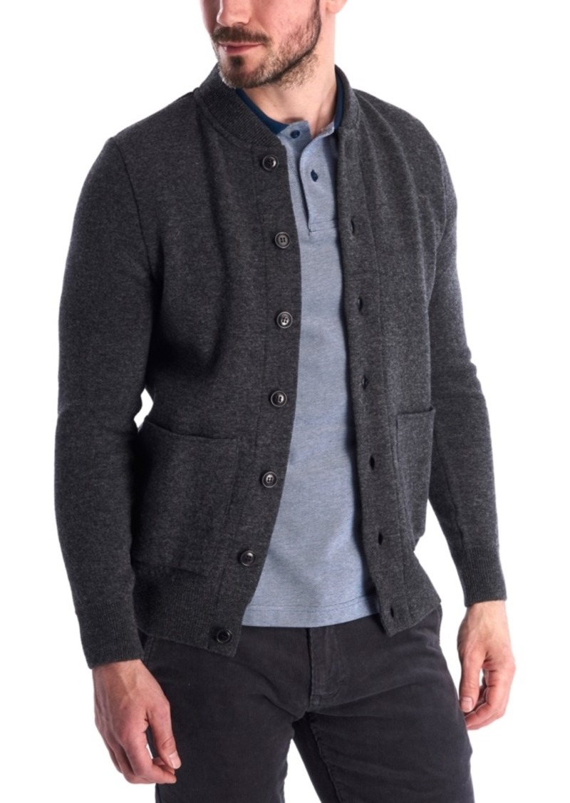 barbour cardigan mens