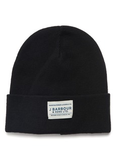 Barbour Nautic Cotton Blend Beanie in Black at Nordstrom