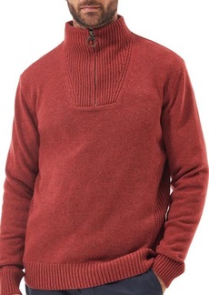 Barbour Nelson Essential Lambswool Half Zip Sweater