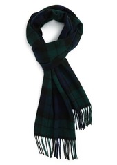 Barbour New Check Lambswool & Cashmere Scarf