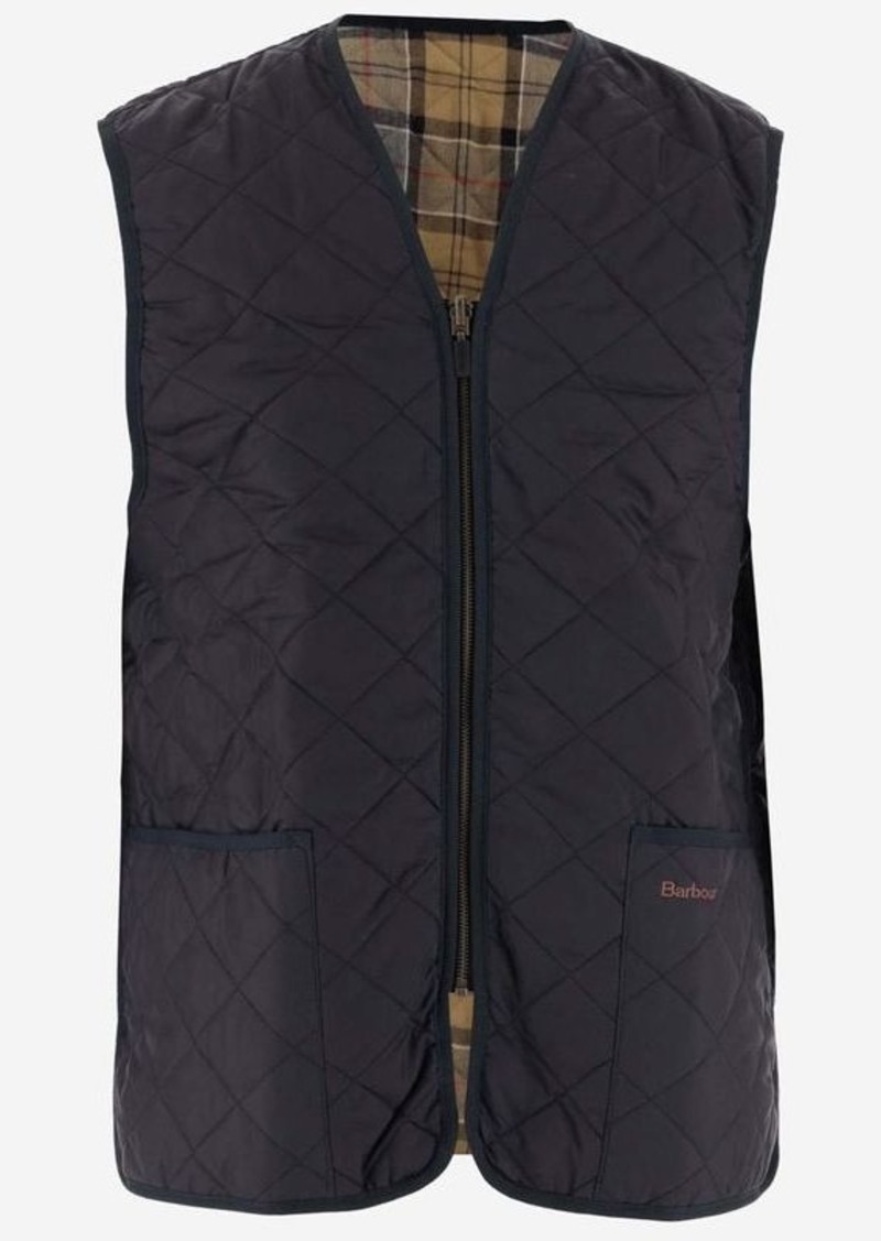 BARBOUR QUILTED VEST WITH ZIPPER