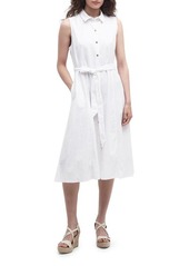 Barbour Reil Sleeveless Stretch Cotton Shirtdress