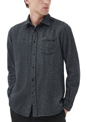 Barbour Robertson Cotton Herringbone Tailored Fit Button Down Shirt