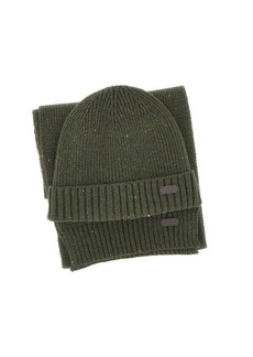 BARBOUR Scarf and hat gift set