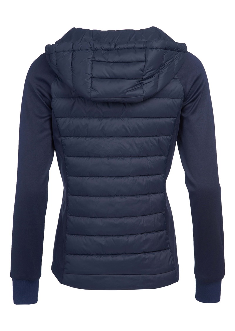 barbour spurn quilted sweatshirt jacket