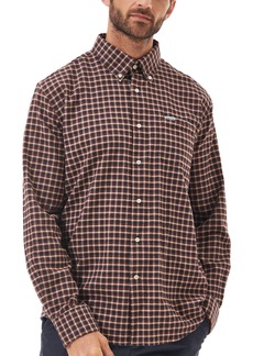 Barbour Tanlaw Check Button-Down Shirt in Rustic at Nordstrom Rack