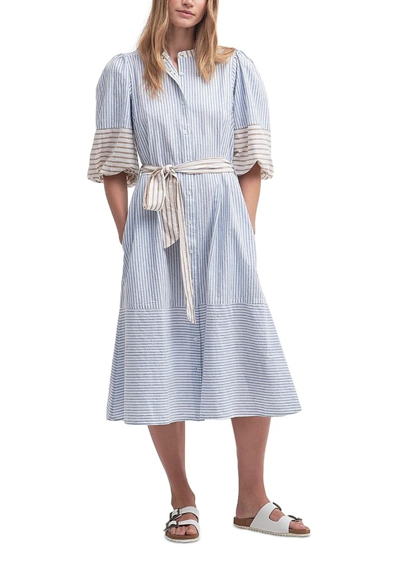 Barbour Thea Striped Midi Dress