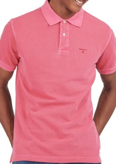 Barbour Washed Sports Cotton Polo in Fuchsia at Nordstrom