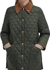 Barbour Women's 30th Anniversary Ani Modern Liddesdale Quilted Jacket, Size 6, Olive/Classic