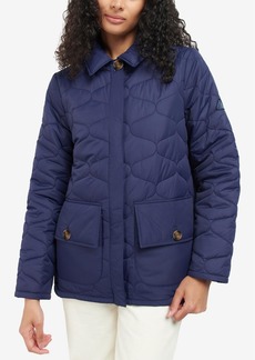 Barbour Women's Leilani Quilted Patch-Pocket Jacket - Eternal Ink