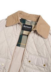 Barbour Women's Milby Quilted Corduroy-Collar Jacket - Oatmeal/Ancient