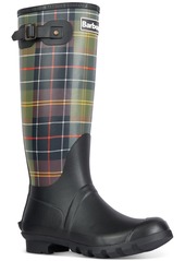 Barbour Women's Tartan Bede Rain Boots - Black/classic Tartan