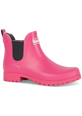 Barbour Women's Wilton Wellington Ankle Rain Boots - Pink Dahlia